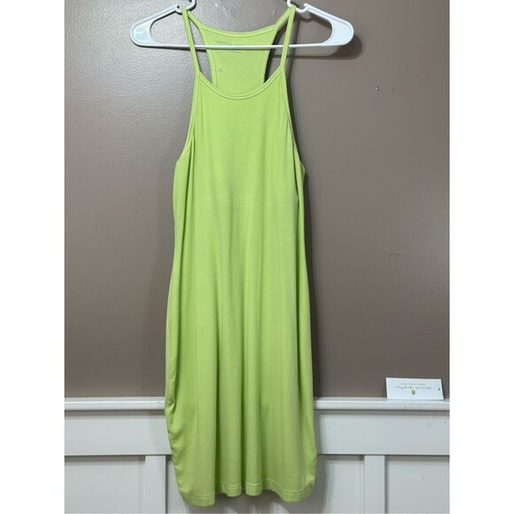 NWT Spiritual Gangster Key Lime Remi Rib Cami Tank Bodycon Mini Dress Women's L - Picture 2 of 9
